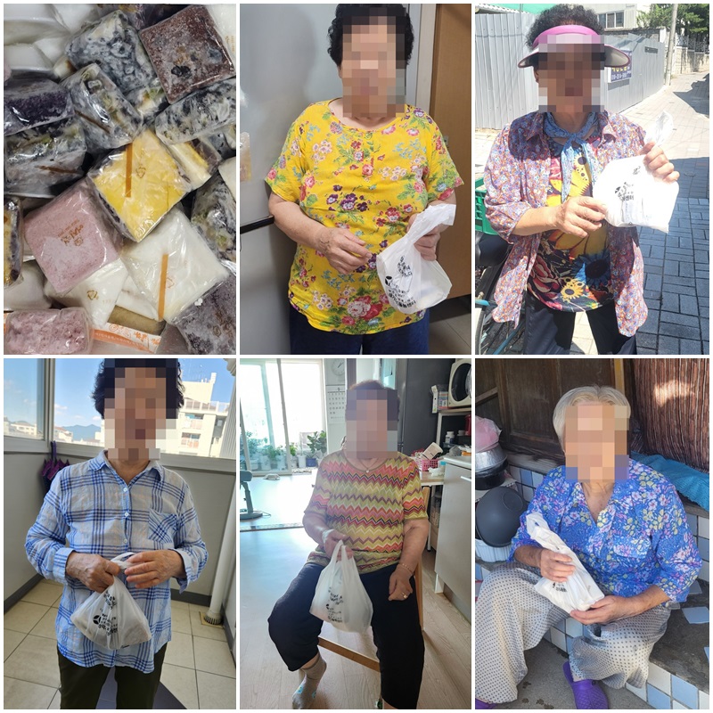 [노인맞춤돌봄서비스] 식료품지원-어진떡